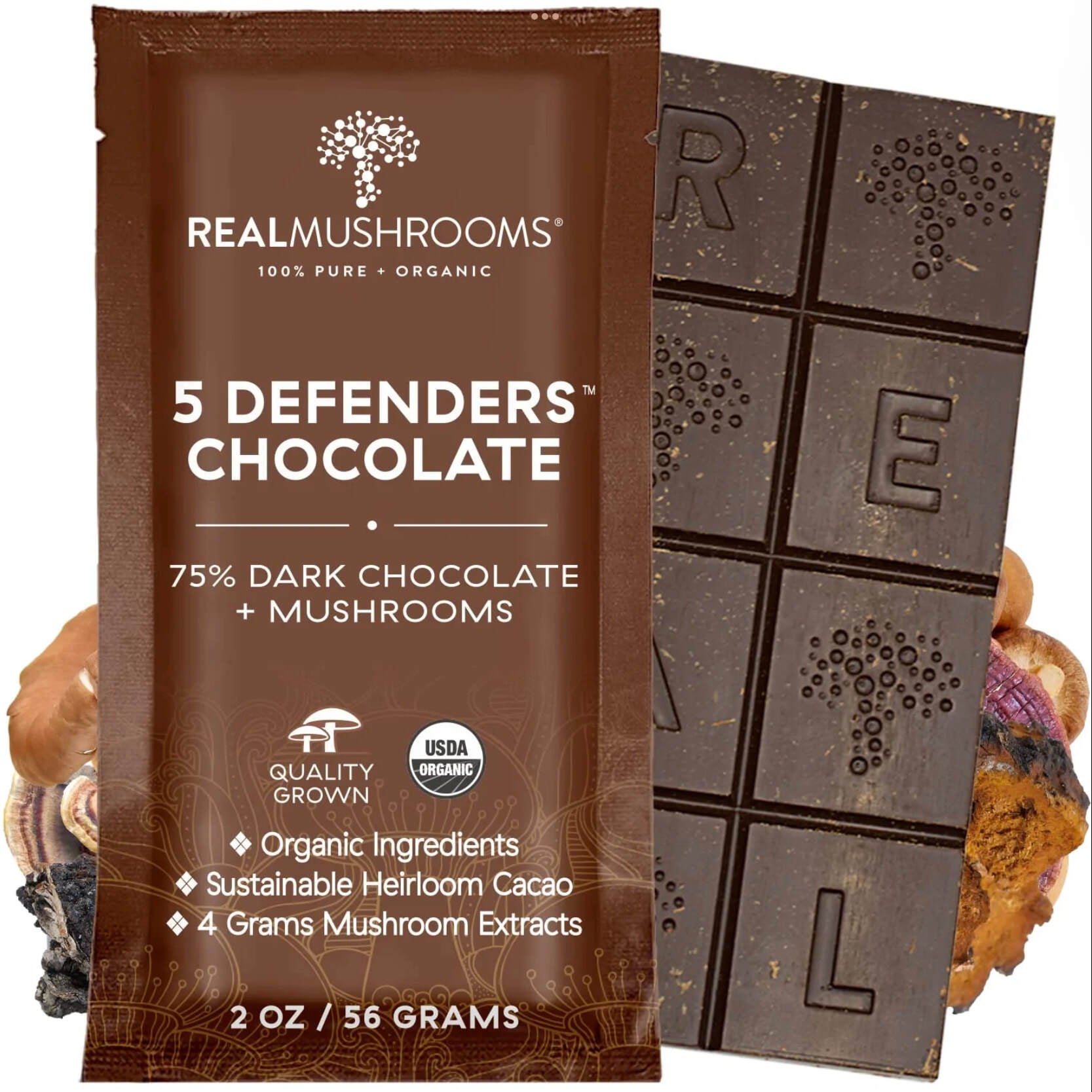 Real Mushroom Chocolate Bars The Herb Bar