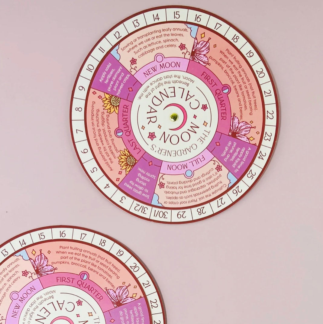 Moon Calendar Spinner Planting Guide | The Herb Bar
